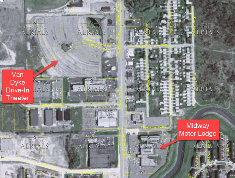 Midway Motor Lodge - 1983 Warren Location (newer photo)